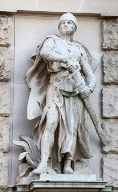 Viktor Tilgner: Viyana'da Heldenplatz üzerinde Neuen Burg cephesinde Haçlı