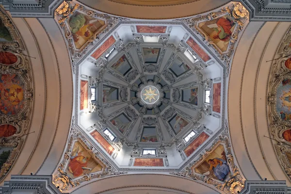 Dome in Salzburg cathedral — Stock Photo, Image