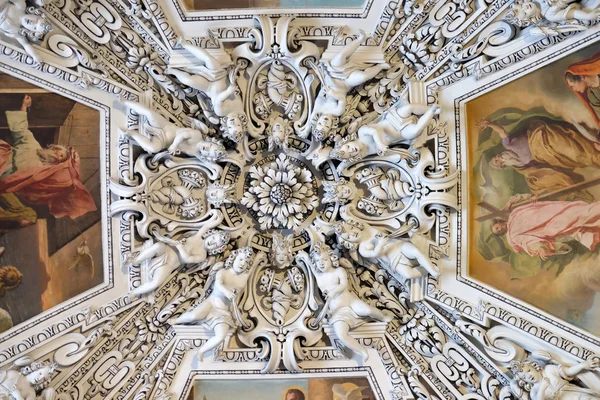 Fragmento da cúpula na Capela do Espírito Santo, Catedral de Salzburgo — Fotografia de Stock