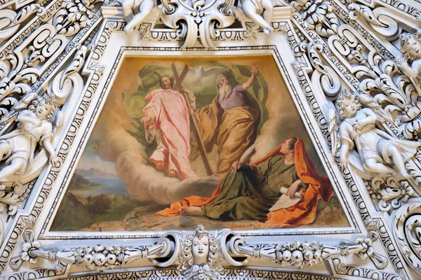 Fragment av kupolen i kapell av den heliga anden, Salzburg Cathedral — Stockfoto