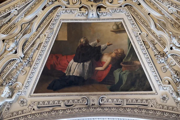 Fragmento de la cúpula en la Capilla de San Martín, Catedral de Salzburgo — Foto de Stock