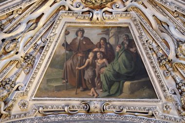 Şapel Aziz Sebastian Nişanı, Salzburg Katedrali kubbede parçası