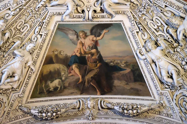 Fragment av kupolen i kapell av Saint Ann, Salzburg Cathedral — Stockfoto