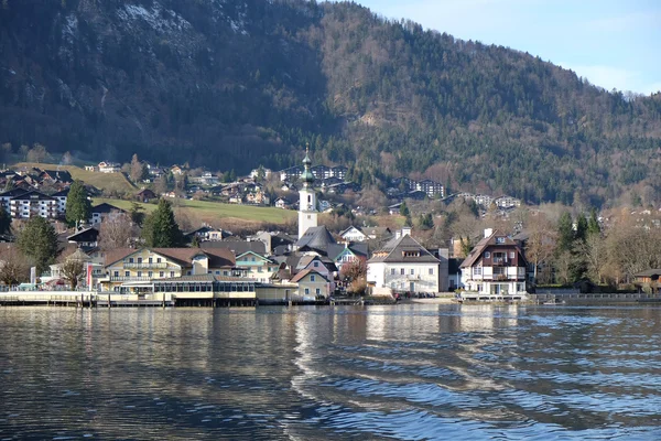 St. Gilgen em Wolfgang Ver lago, Áustria — Fotografia de Stock