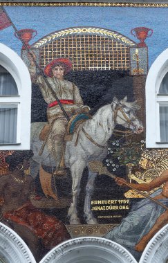 Cephe, Karntnerstrasse Viyana 16 Mozaik