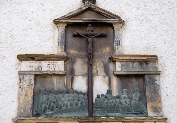 Korsfästelsen på domkyrkan Graz, Steiermark, Österrike — Stockfoto