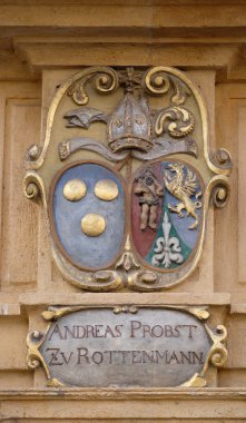 Cephe arması Arsenal (Zeughaus) Graz, Styria, Avusturya Portal