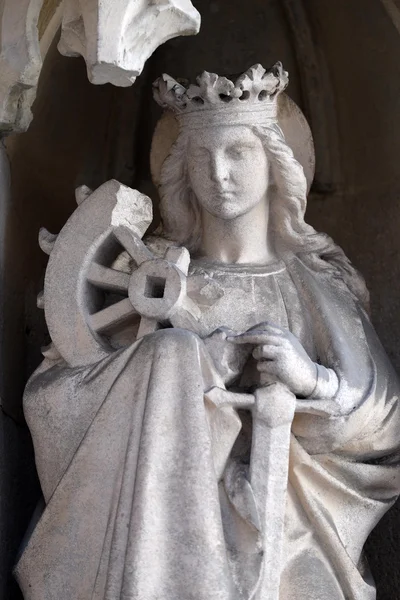 Saint Catherine of Alexandria — Stock Photo, Image