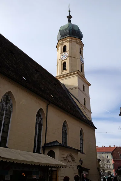 圣芳济会教会在格拉茨，奥地利施蒂利亚州 — 图库照片