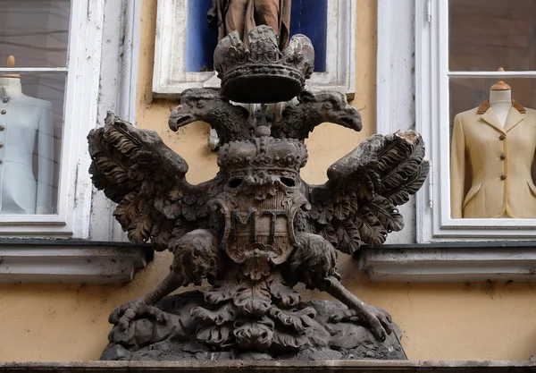 Orzeł Iberyjski godło w Graz, Styria, Austria — Zdjęcie stockowe