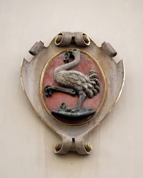 Escudo de armas de fachada en el centro histórico de Landhaus en Graz, Estiria, Austria —  Fotos de Stock
