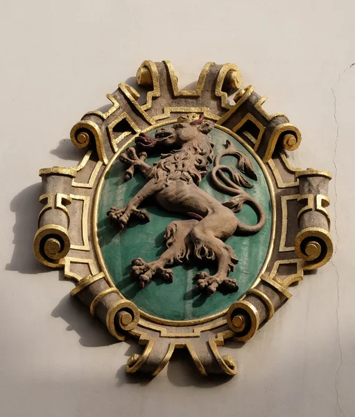 Escudo de armas de fachada en el centro histórico de Landhaus en Graz, Estiria, Austria —  Fotos de Stock