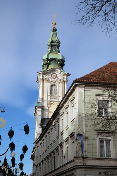 Kościół parafialny Świętej krwi w Graz, Austria — Zdjęcie stockowe