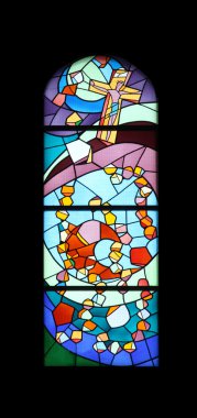 vitray parish Kilisesi st. James Dalmatia içinde kilise penceresinde