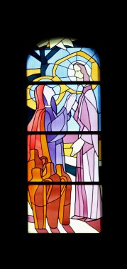 vitray parish Kilisesi st. James Dalmatia içinde kilise penceresinde