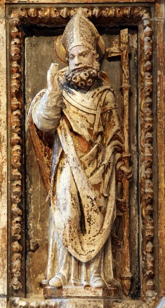 Santo, Altar de Santo Anastácio na Catedral de São Domnio em Split — Fotografia de Stock