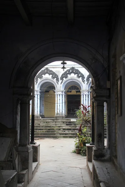 Yard of a house in Kolkata, West Bengal, India