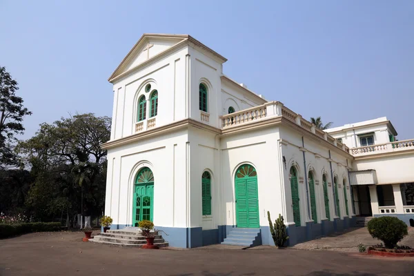 教会在洛雷托修道院母亲特蕾莎修女住在加尔各答慈善传教士建国前 — 图库照片