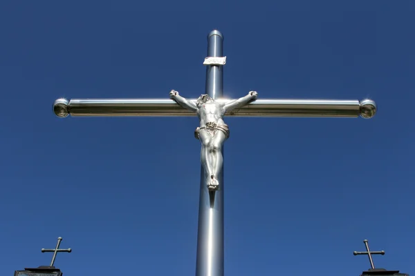 Kruisiging Jezus Aan Het Kruis — Stockfoto