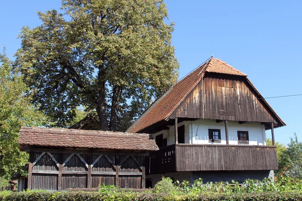 Kumrovec aldeia histórica, Zagorje área da Croácia — Fotografia de Stock