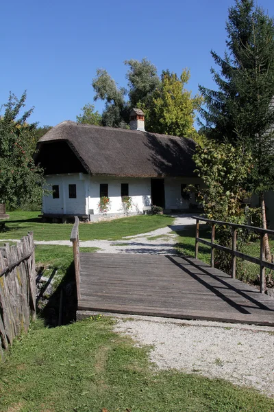 Kumrovec aldeia histórica, Zagorje área da Croácia — Fotografia de Stock