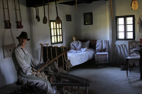 Ethnologisches Volkskundemuseum staro selo in kumrovec, nördliche Gespanschaft Zagorje kroatien — Stockfoto