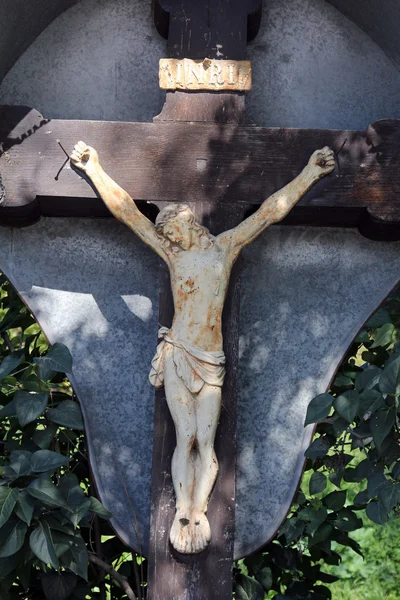 Korsfästelsen. Jesus på korset — Stockfoto