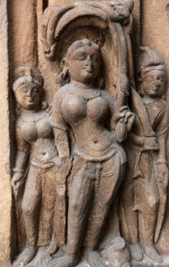 Kapı çerçeve Ganga ve Yamuna lento ile: Surya