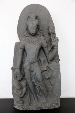 Devi, 12 - 13 granit, Güney Hindistan şimdi Kalküta, Hindistan müzesinde 15 Şubat 2014 maruz bulundu.