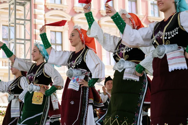 Membros do grupo popular Kitka de Istibanja, Macedônia — Fotografia de Stock