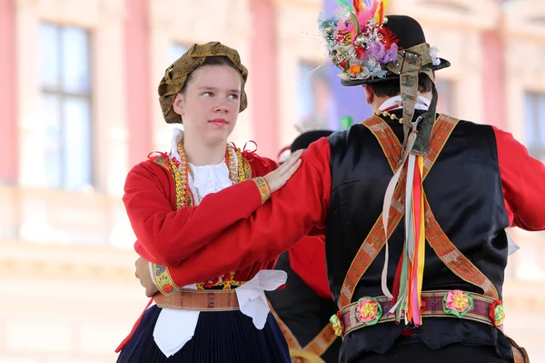 Mitglieder der Folkloregruppe aus Lastovo, Kroatien — Stockfoto