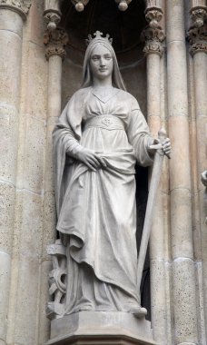 Saint catherine İskenderiye, portal zagreb Katedrali