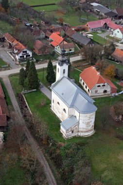 Hırvatistan 'ın Stara Ploscica kentindeki Kutsal Üç Kral Kilisesi
