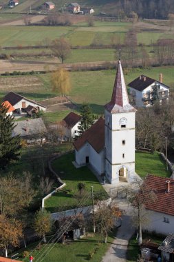 Hırvatistan 'ın Sopot Pregradski kentindeki Aziz Mikail Şapeli