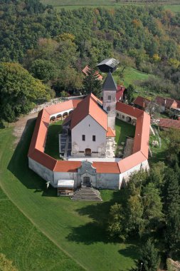 Hırvatistan 'ın Lobor kentindeki Dağ Leydisi Kilisesi