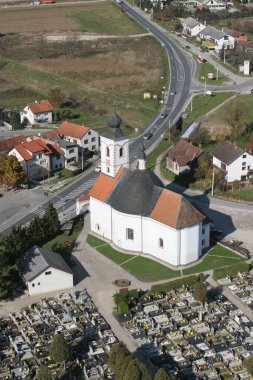 Hırvatistan 'ın Vukovina kentindeki Kutsal Bakire Meryem' in Ziyareti Kilisesi