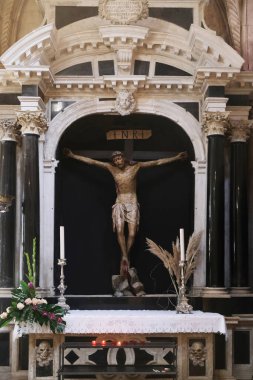 Altar of the Holy Cross in the Cathedral of St. James in Sibenik, Croatia