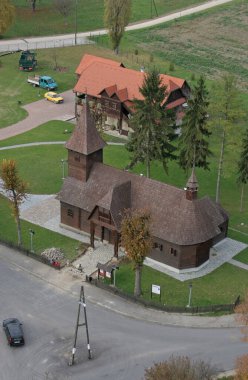 Hırvatistan 'ın Velika Mlaka kentindeki St. Barbara Kilisesi