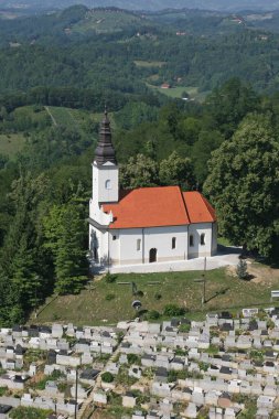Hırvatistan 'ın Velika Erpenja kentindeki Kutsal Üç Kral Kilisesi
