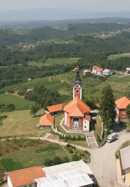 Hırvatistan 'ın Vivodina kentindeki Aziz Lawrence Kilisesi