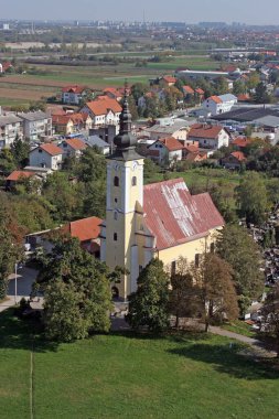 Hırvatistan 'ın Stupnik kentindeki Nepomuk Kilisesi Aziz John Kilisesi