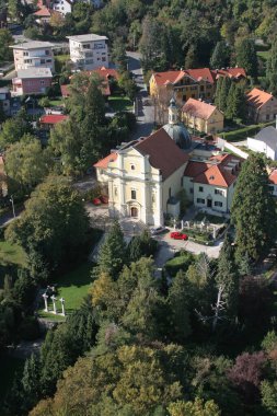 Hırvatistan 'ın Zagreb kentindeki St. Francis Xavier Kilisesi