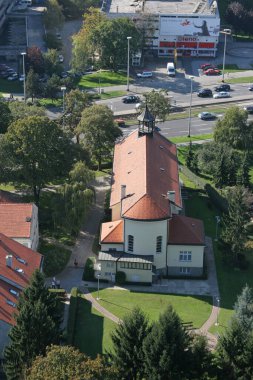 Hırvatistan 'ın Zagreb kentindeki Kutsal Aile Kilisesi
