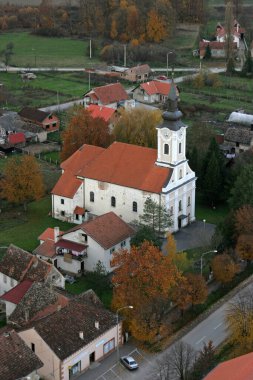 Hırvatistan 'ın Sunja kentindeki St. Mary Kilisesi
