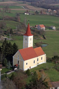 Hırvatistan 'ın Rakovec kentindeki St. George Kilisesi