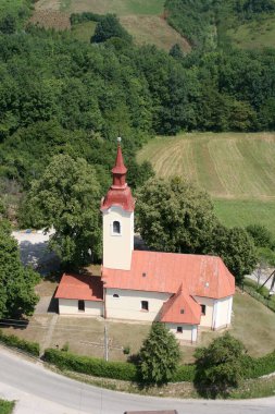 Hırvatistan 'ın Vrhovac kentindeki Aziz Cosmas ve Damian Kilisesi