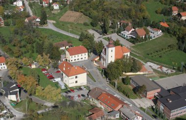Hırvatistan 'ın Cucerje kentinde Bakire Meryem' in Ziyareti Kilisesi