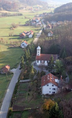Hırvatistan 'ın Marinci kentinde Bakire Meryem Varsayımı Kilisesi