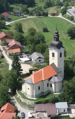 Hırvatistan 'ın Ozalj kentindeki Aziz Elijah Kilisesi.