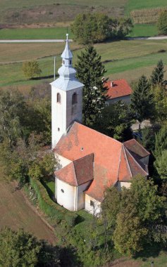 Hırvatistan 'ın Preseka kentindeki Aziz Peter Kilisesi